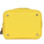 HERMÈS PICOTIN LOCK 18 JAUNE DE NAPLES CLEMENCE PALLADIUM HARDWARE