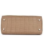 HERMÈS KELLY RETOURNE 25 CHAI MATTE ALLIGATOR PALLADIUM HARDWARE