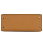 HERMÈS KELLY SELLIER 28 SESAME EPSOM GOLD HARDWARE