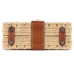 PRE-OWNED HERMÈS MINI PICNIC KELLY 20 FAUVE BARENIA PALLADIUM HARDWARE