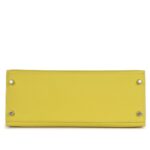 HERMÈS KELLY SELLIER 28 LIME EPSOM PALLADIUM HARDWARE