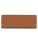 HERMÈS KELLY SELLIER 32 GOLD EPSOM PALLADIUM HARDWARE