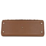 PRE-OWNED HERMÈS FRINGE SHOULDER KELLY 42 JPG ALEZAN CLEMENCE PALLADIUM HARDWARE