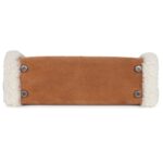 HERMÈS TEDDY KELLY 20 CHAMOIS SHEARLING AND SWIFT PALLADIUM HARDWARE