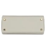 HERMÈS KELLY RETOURNE 25 GRIS PERLE SWIFT GOLD HARDWARE