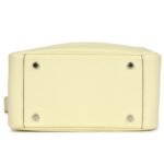 HERMÈS MINI LINDY JAUNE MILTON CLEMENCE PALLADIUM HARDWARE
