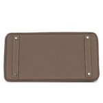 HERMÈS BIRKIN 40 ETOUPE TOGO PALLADIUM HARDWARE