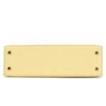 HERMÈS SPECIAL ORDER (HSS) KELLY SELLIER 20 JAUNE POUSSIN VERSO EPSOM PERMABRASS HARDWARE