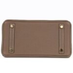 HERMÈS SPECIAL ORDER HSS BIRKIN 25 ETOUPE AND ETAIN TOGO BRUSHED GOLD HARDWARE