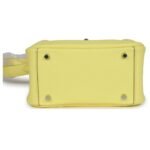 HERMÈS MINI LINDY LIMONCELLO CLEMENCE PALLADIUM HARDWARE