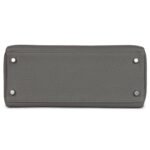 HERMÈS KELLY RETOURNE 28 GRIS MEYER CLEMENCE PALLADIUM HARDWARE