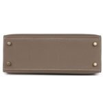 HERMÈS KELLY SELLIER 25 ETOUPE EPSOM GOLD HARDWARE