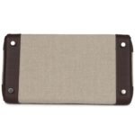 HERMÈS BIRKIN 30 BIVOUAC FICELLE CANVAS AND MOKA SWIFT PALLADIUM HARDWARE