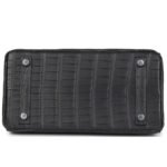 HERMÈS BIRKIN 25 GRAPHITE MATTE ALLIGATOR PALLADIUM HARDWARE