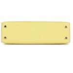 HERMÈS KELLY SELLIER 20 LIMONCELLO CHEVRE PALLADIUM HARDWARE
