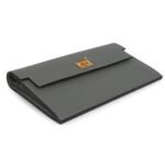 HERMÈS KELLY POCKET LONG WALLET GRIS MEYER MADAME GOLD HARDWARE