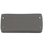 HERMÈS KELLY RETOURNE 28 GRIS MEYER TOGO PALLADIUM HARDWARE