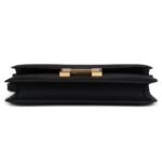 HERMÈS CONSTANCE ELAN BLACK EPSOM GOLD HARDWARE