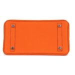 HERMÈS BIRKIN 25 ORANGE MINIUM TOGO PALLADIUM HARDWARE