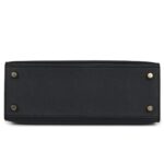 HERMÈS KELLY SELLIER 25 BLACK EPSOM GOLD HARDWARE