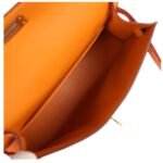 HERMÈS KELLY SELLIER 20 ABRICOT MATTE ALLIGATOR GOLD HARDWARE