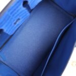 HERMÈS BIRKIN 25 BLEU ROYAL MATTE POROSUS CROCODILE GOLD HARDWARE