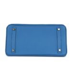 PRE-OWNED HERMÈS BIRKIN 30 MYKONOS CLEMENCE GOLD HARDWARE