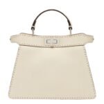 FENDI PEEKABOO ISEEU SMALL SELLERIA BAG WITH 556 HAND SEWN TOPSTITCHES