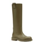 FENDI FILO GREEN LEATHER BOOTS