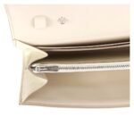 HERMÈS CONSTANCE WALLET TO GO BETON OSTRICH PALLADIUM HARDWARE