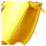HERMÈS KELLY SELLIER 20 JAUNE CITRON CHEVRE PALLADIUM HARDWARE