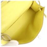 HERMÈS KELLY POCHETTE LIME MATTE ALLIGATOR PALLADIUM HARDWARE