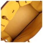 HERMÈS BIRKIN 30 JAUNE AMBRE TOGO PALLADIUM HARDWARE