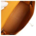 PRE-OWNED HERMÈS KELLY RETOURNE 28 MOUTARDE CLEMENCE PALLADIUM HARDWARE