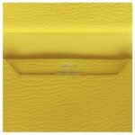 HERMÈS BEARN MINI WALLET LIME CHEVRE MYSORE PALLADIUM HARDWARE