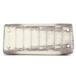 HERMÈS KELLY RETOURNE 25 HIMALAYA NILOTICUS CROCODILE PALLADIUM HARDWARE
