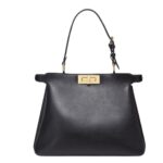 FENDI PEEKABOO SOFT MEDIUM LEATHER BAG