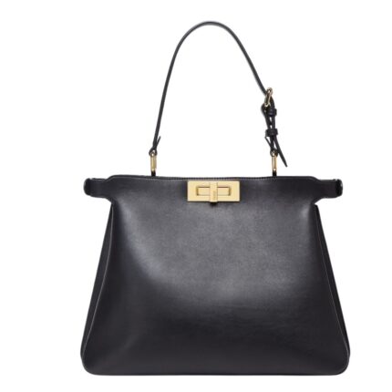 FENDI PEEKABOO SOFT MEDIUM LEATHER BAG