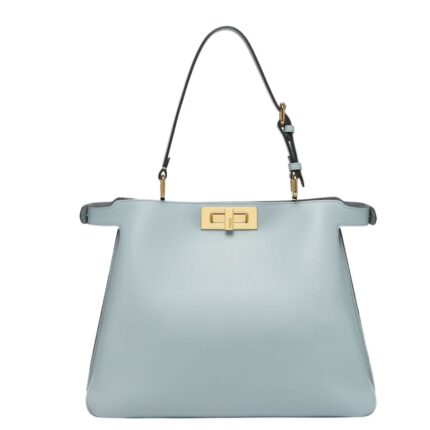 FENDI PEEKABOO SOFT MEDIUM LEATHER BAG