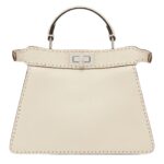 FENDI PEEKABOO ISEEU SMALL SELLERIA BAG WITH 556 HAND SEWN STITCHES