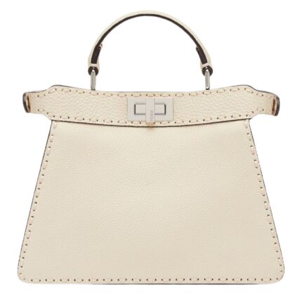 FENDI PEEKABOO ISEEU SMALL SELLERIA BAG WITH 556 HAND SEWN STITCHES