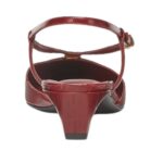 FENDI FFOLD LEATHER LOW-HEELED SLINGBACKS