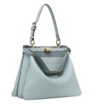 FENDI PEEKABOO SOFT MEDIUM LEATHER BAG