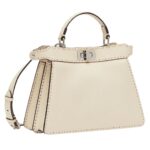 FENDI PEEKABOO ISEEU SMALL SELLERIA BAG WITH 556 HAND SEWN STITCHES