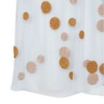FENDI LIGHT BLUE EMBROIDERED TULLE TOP