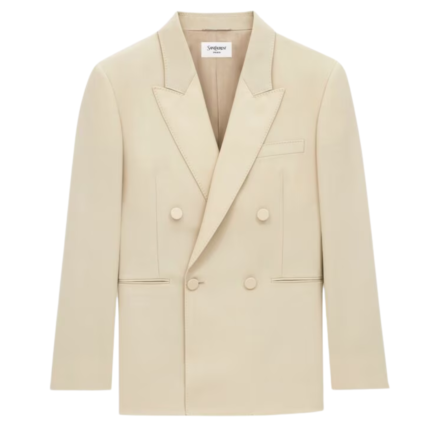 SAINT LAURENT TUXEDO JACKET IN LIGHT WOOL