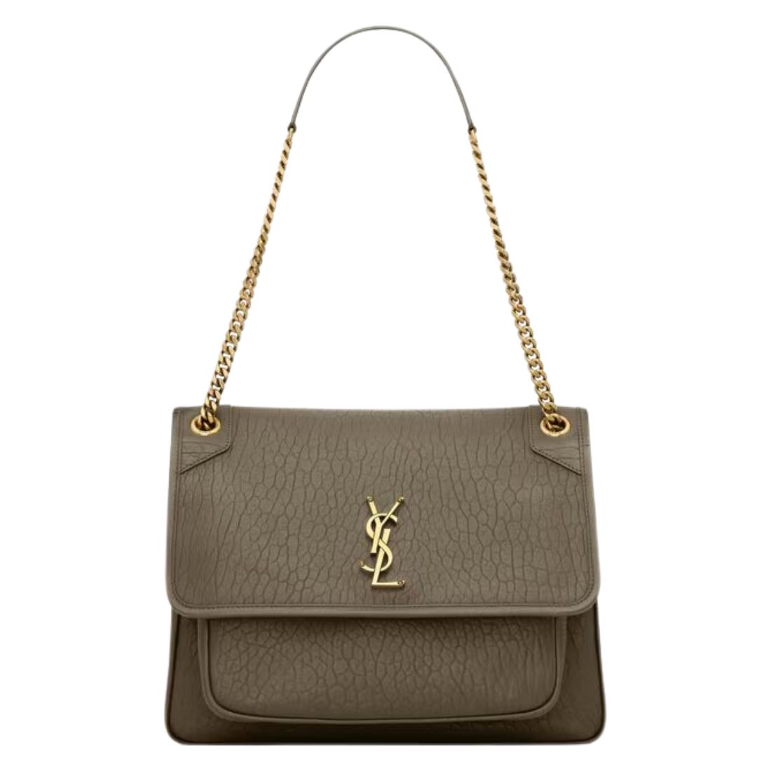 1 SAINT LAURENT NIKI LARGE IN GRAINED LAMBSKIN