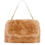 SAINT LAURENT OVERSIZED NIKI IN FEATHERS