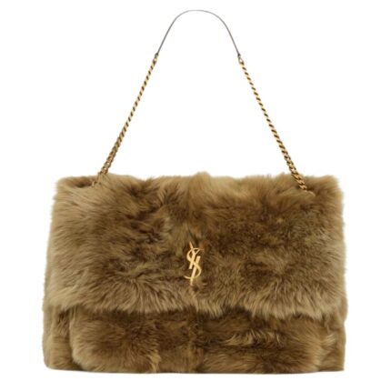 SAINT LAURENT NIKI OVERSIZED IN SHEARLING