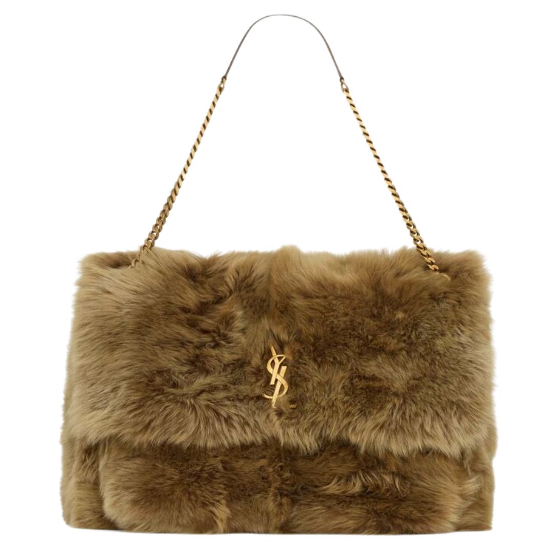 1 SAINT LAURENT NIKI OVERSIZED IN SHEARLING